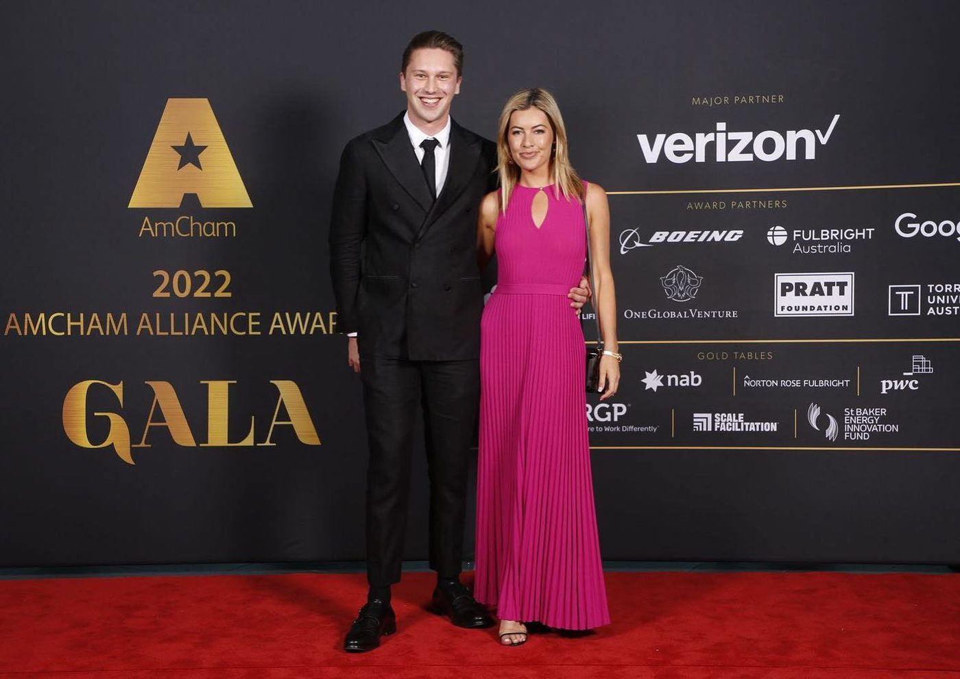 Gabriella Power at the AmCham Alliance Awards gala