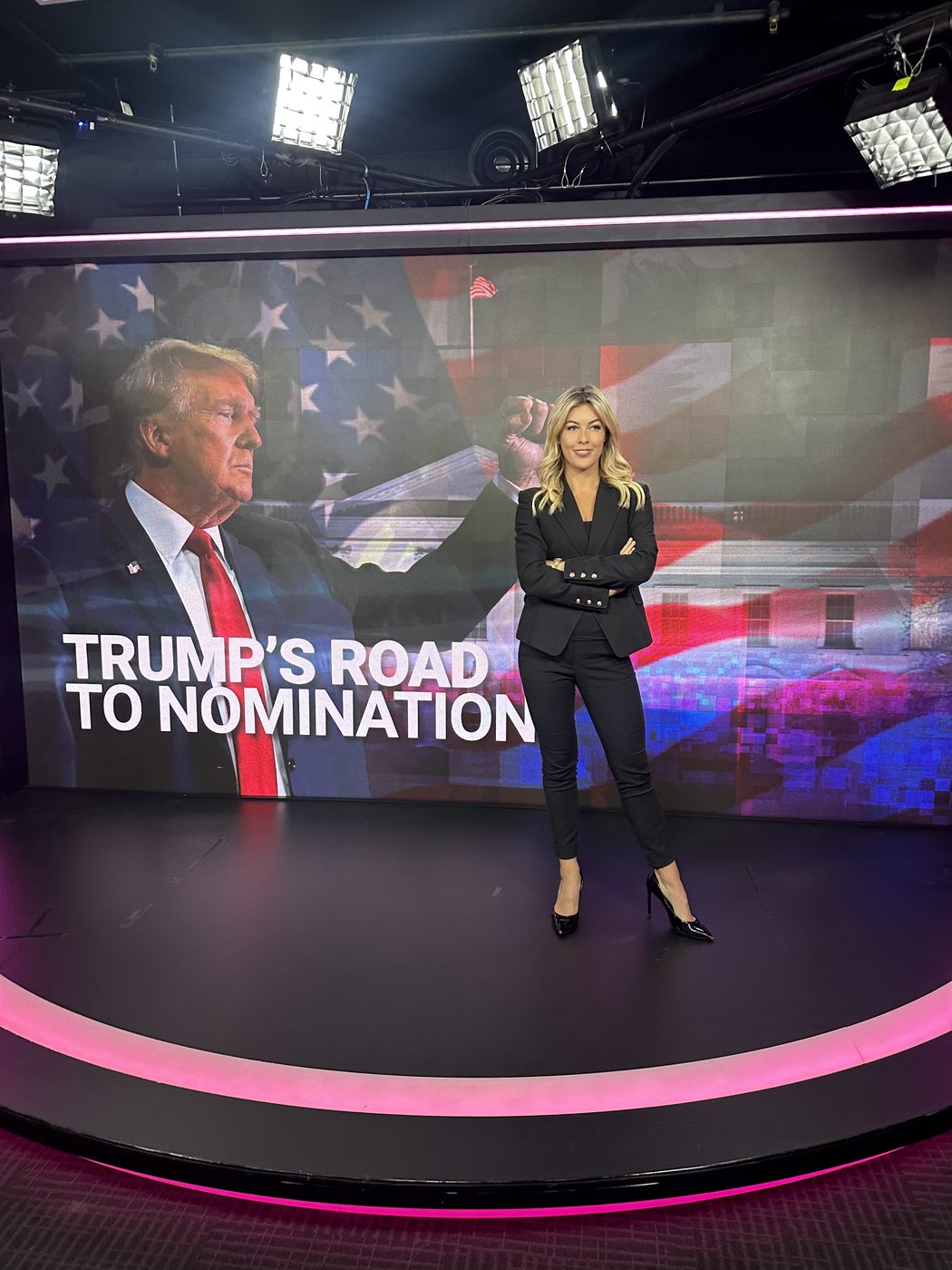 On set: Trump's Road to Nomination
